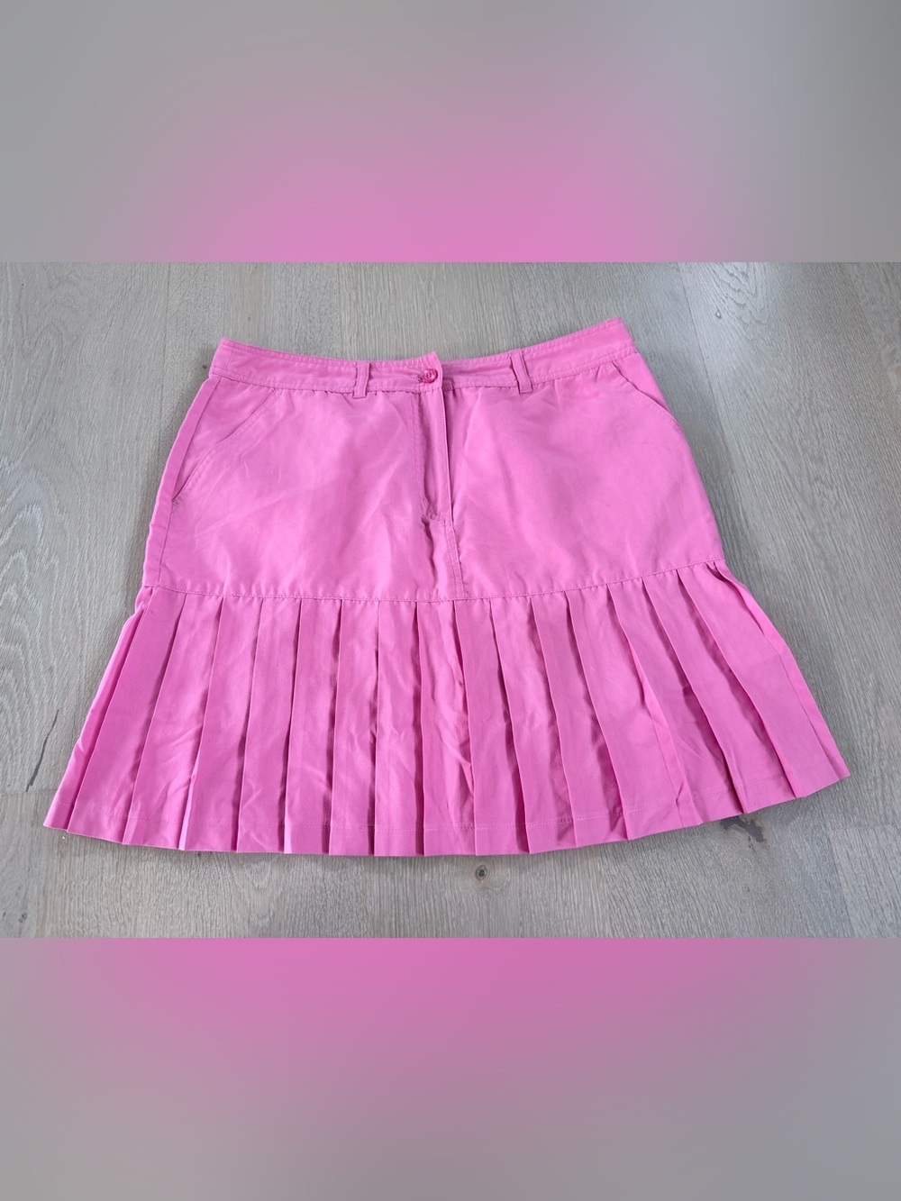 Y2K Pink Pleated Women’s Skirt size size L